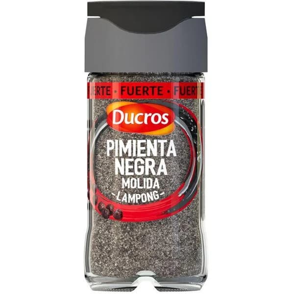 Pimienta negra molida de Lampong DUCROS, frasco 35 g - 0.04 kg - Imagen del producto en Findit