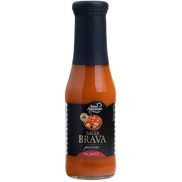 Salsa brava picante SALSAS ASTURIANAS, frasco 310 g - 0.31 kg - Imagen del producto en Findit