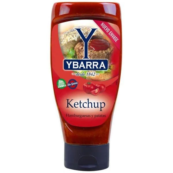 Ketchup YBARRA, bocabajo 560 g - 0.56 kg - Imagen del producto en Findit