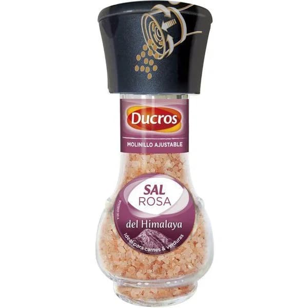 Molinillo de sal rosa del Himalaya DUCROS, frasco 90 g - 0.09 kg - Imagen del producto en Findit