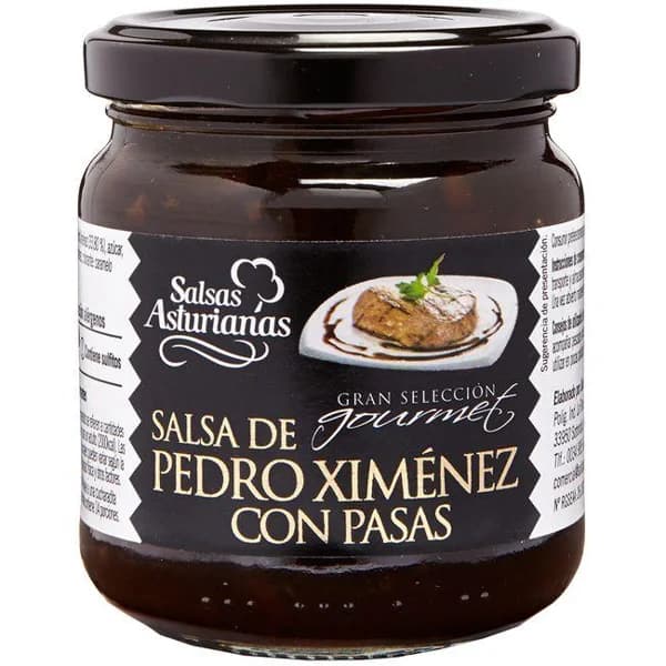 Salsa Pedro Ximenez SALSAS ASTURIANAS, frasco 215 g - 0.21 kg - Imagen del producto en Findit