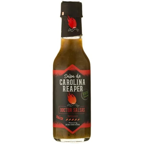 Salsa picante intenso Carolina Reaper DR. SALSAS, frasco 150 ml - 0.15 l - Imagen del producto en Findit