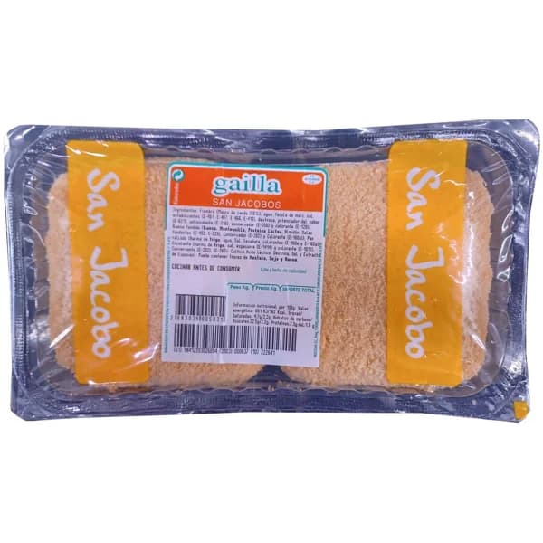 San jacobo GAILLA, 4 unid., bandeja aprox. 600 g - 0.6 kg - Imagen del producto en Findit