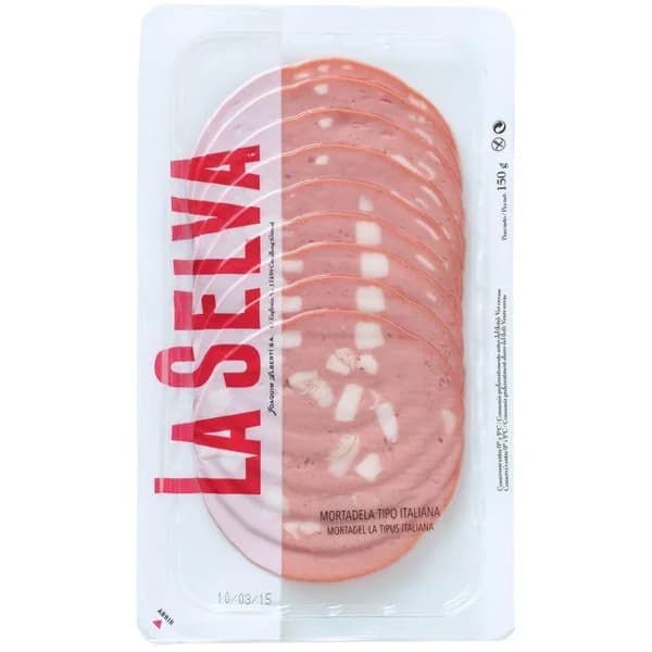 Mortadela Bolonia LA SELVA, sobre 150 g - 0.15 kg - Imagen del producto en Findit