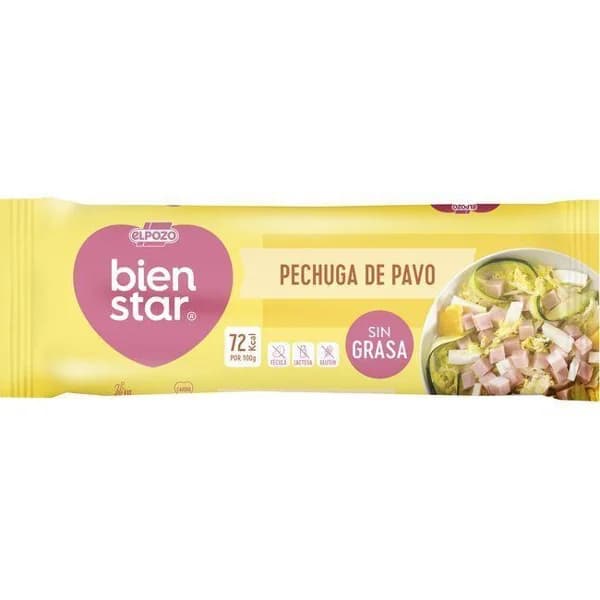 Pechuga de pavo sin grasa ELPOZO, pieza 340 g - 0.34 kg - Imagen del producto en Findit