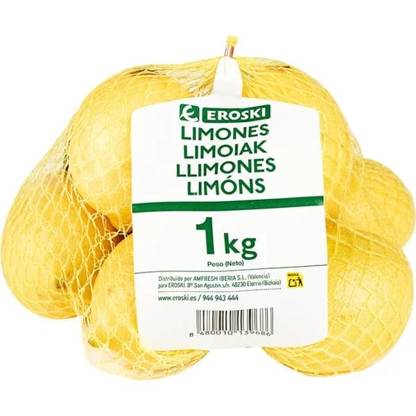 Limón, malla 1 kg - 1 kg - Imagen del producto en Findit