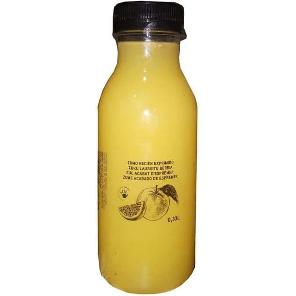 Zumo de naranja exprimido, botella 330 ml - 0.33 l - Imagen del producto en Findit