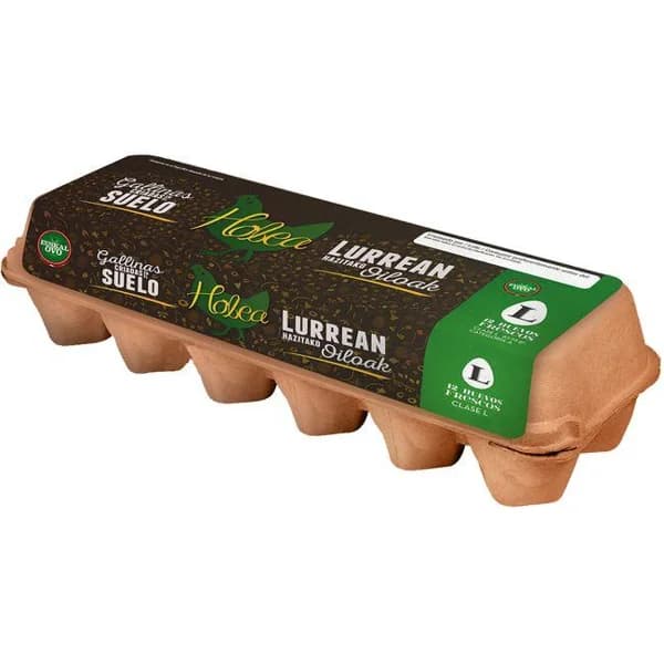 Huevo L suelo HOBEA, cartón 12 uds - 12 ud - Imagen del producto en Findit