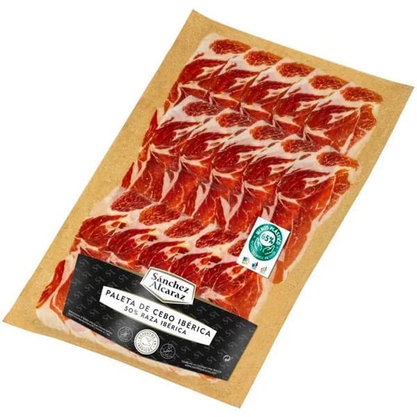 Paleta ibérica de cebo SANCHEZ ALCARAZ, sobre 150 g - 0.15 kg - Imagen del producto en Findit