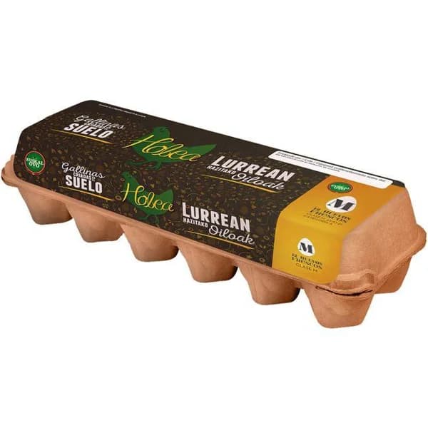Huevo M suelo HOBEA, cartón 12 uds. - 1 ud - Imagen del producto en Findit
