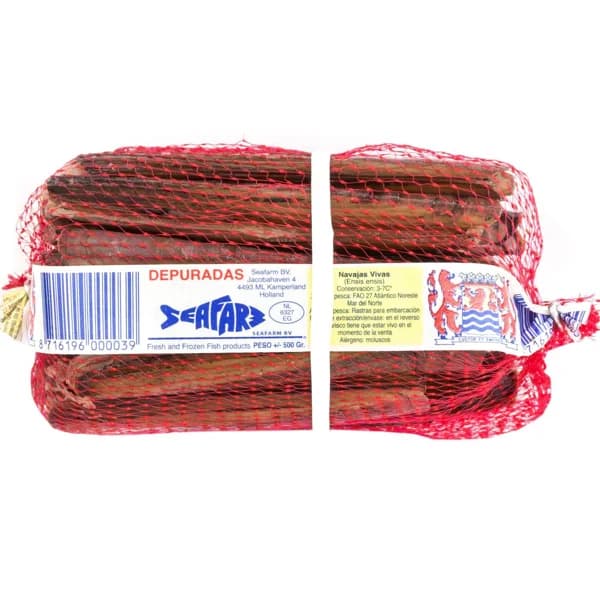 Navajas, bolsa 500 g - 0.5 kg - Imagen del producto en Findit