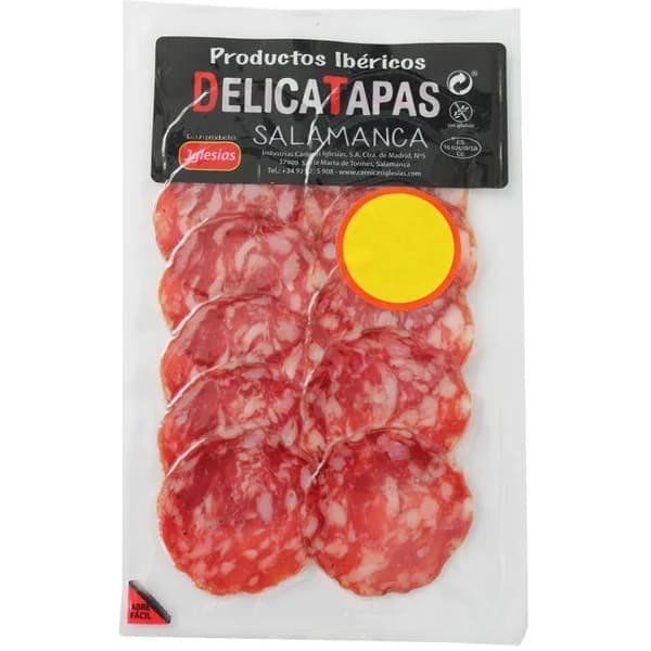 Salchichón ibérico de cebo DELICATAPAS, sobre 40 g - 0.04 kg - Imagen del producto en Findit