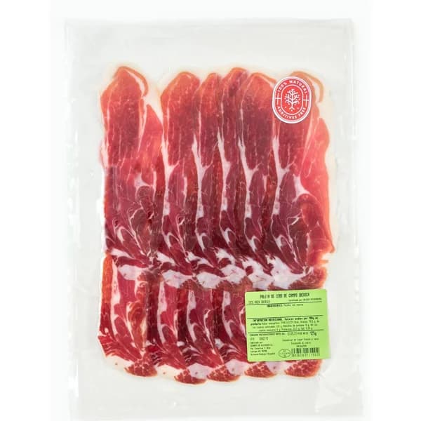Paleta ibérica cebo de campo 50% raza ibér MONTARAZ, sobre 125 g - 0.13 kg - Imagen del producto en Findit