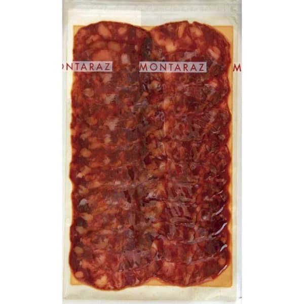 Chorizo ibérico cebo campo c. tradicional MONTARAZ, sobre 100 g - 0.1 kg - Imagen del producto en Findit