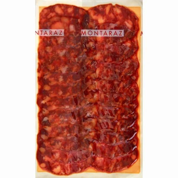 Chorizo ibérico bellota corte tradicional MONTARAZ, sobre 100 g - 0.1 kg - Imagen del producto en Findit