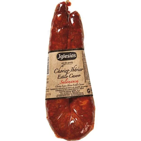Chorizo cular ibérico IGLESIAS, sarta 250 g - 1 ud - Imagen del producto en Findit