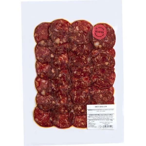Chorizo ibérico extra MONTARAZ, sobre 125 g - 0.13 kg - Imagen del producto en Findit