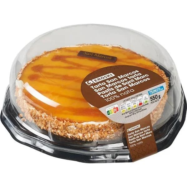 Tarta San Marcos EROSKI, 550 g - 0.55 kg - Imagen del producto en Findit