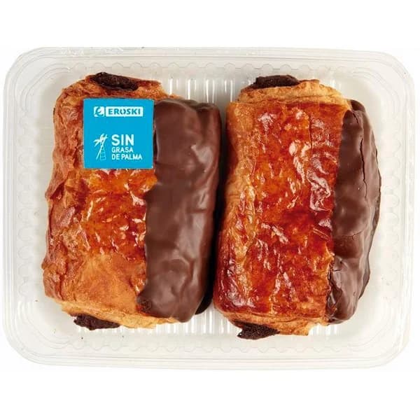 Napolitana de cacao EROSKI, bandeja 2 uds - 2 ud - Imagen del producto en Findit