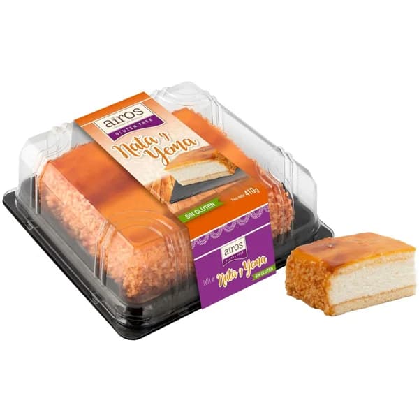 Tarta de yema sin gluten AIROS, 410 g - 0.41 kg - Imagen del producto en Findit