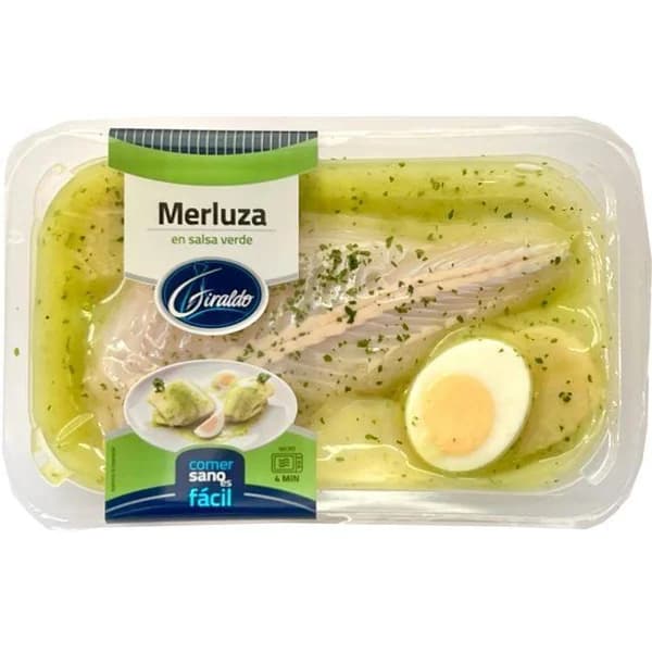 Merluza en salsa verde GIRALDO, bandeja 300 g - 0.3 kg - Imagen del producto en Findit
