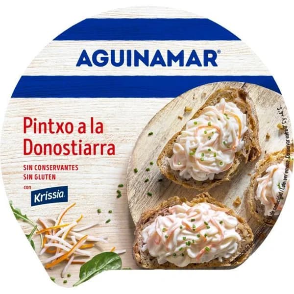 Pintxo a la donostiarra AGUINAMAR, bandeja 180 g - 0.18 kg - Imagen del producto en Findit
