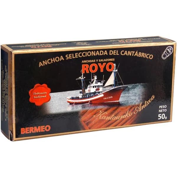 Anchoa de Cantábrico ROYO, lata 29 g - 0.03 kg - Imagen del producto en Findit