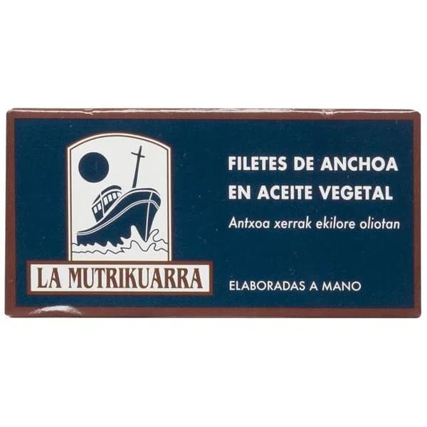 Filete de anchoas LA MUTRIKUARRA, lata 30 g - 0.03 kg - Imagen del producto en Findit