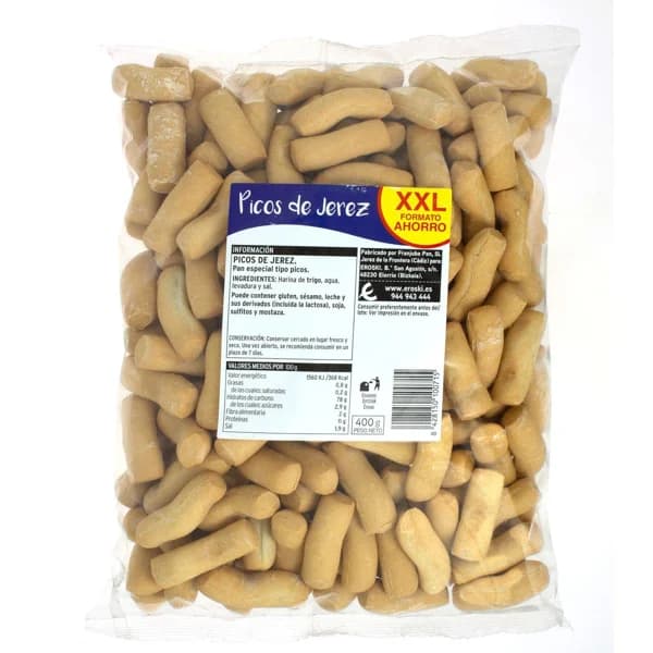 Pico de Jerez XXL FRANJUBA, bolsa 400 g - 0.4 kg - Imagen del producto en Findit