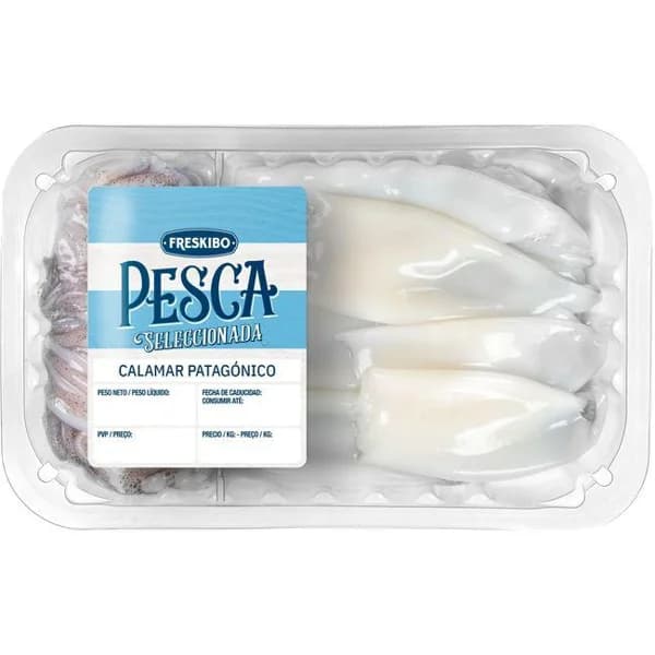 Calamar patagónico FRESKIBO, bandeja 300 g - 1 ud - Imagen del producto en Findit