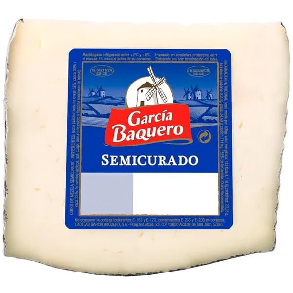 Queso semicurado mezcla G. BAQUERO, cuña 405 g - 1 ud - Imagen del producto en Findit