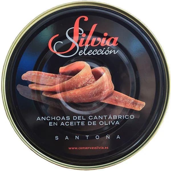 Anchoa del cantábrico en aceite de oliva SILVIA, lata 120 g - 0.12 kg - Imagen del producto en Findit