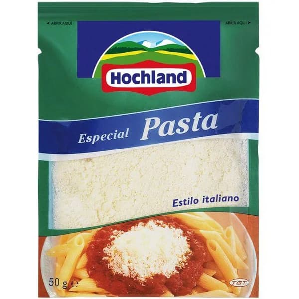 Queso en polvo para pasta HOCHLAND, bolsa 50 g - 0.05 kg - Imagen del producto en Findit