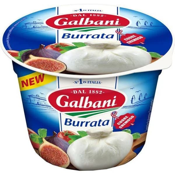 Queso Burrata GALBANI, tarrina 150 g - 0.15 kg - Imagen del producto en Findit