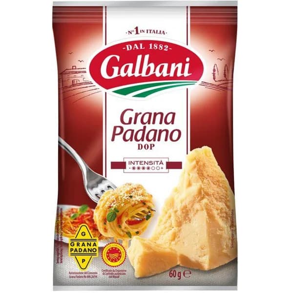 Queso en polvo Grana Padano DOP GALBANI, bolsa 60 g - 0.06 kg - Imagen del producto en Findit