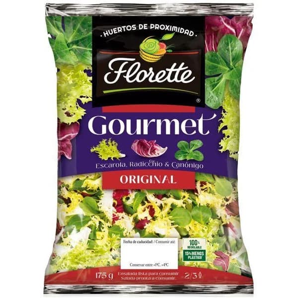 Ensalada Gourmet FLORETTE, bolsa 175 g - 0.18 kg - Imagen del producto en Findit