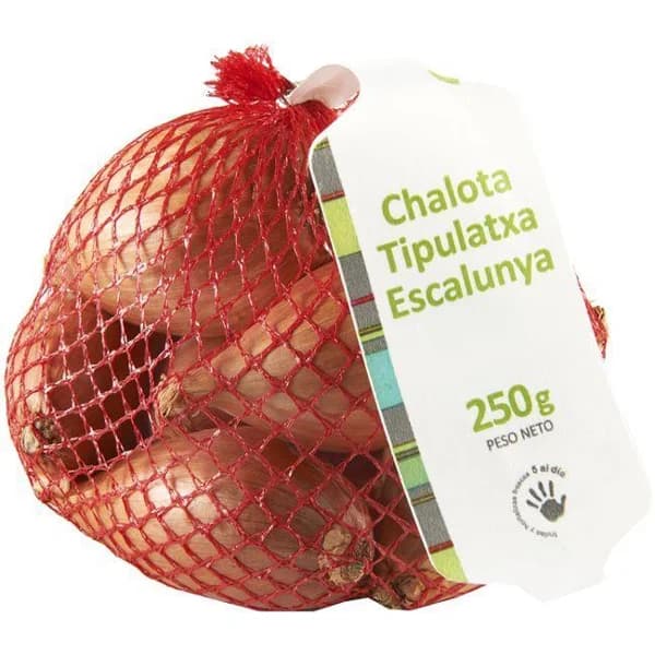 Chalote EROSKI, malla 250 g - 0.25 kg - Imagen del producto en Findit