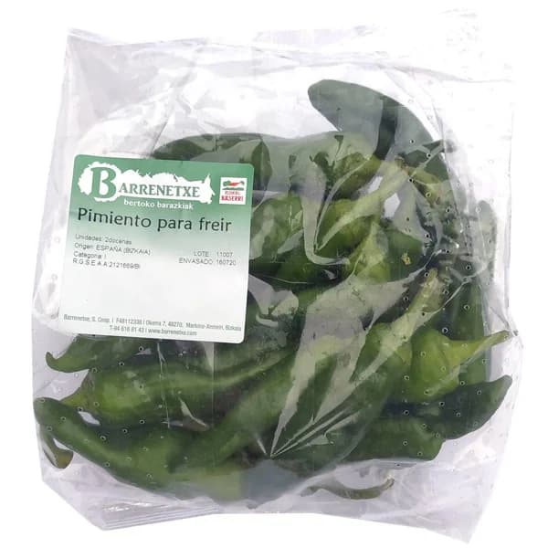 Pimiento de freír EUSKAL BASERRI, 2 docenas, bolsa 225 g - 0.23 kg - Imagen del producto en Findit