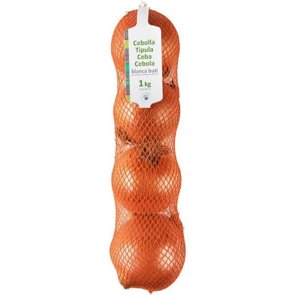 Cebolla blanca Buti EROSKI, malla 1 kg - 1 kg - Imagen del producto en Findit