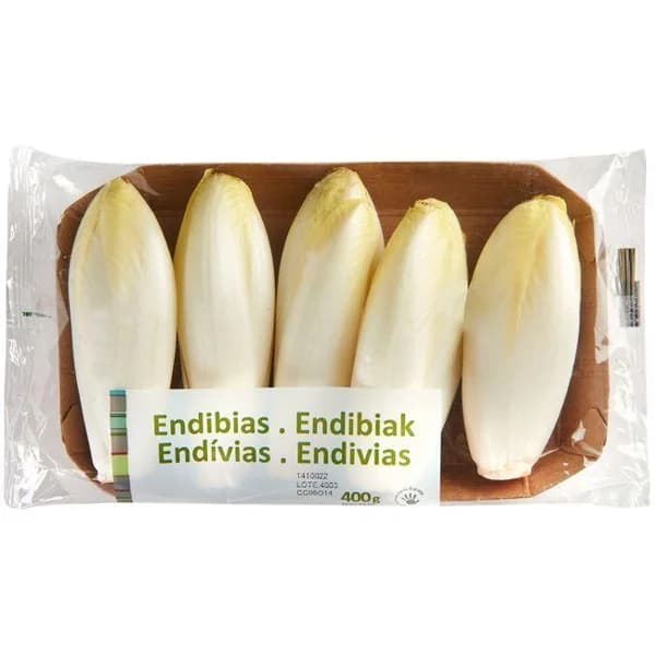 Endibia para ensalada, bandeja 400 g - 0.4 kg - Imagen del producto en Findit