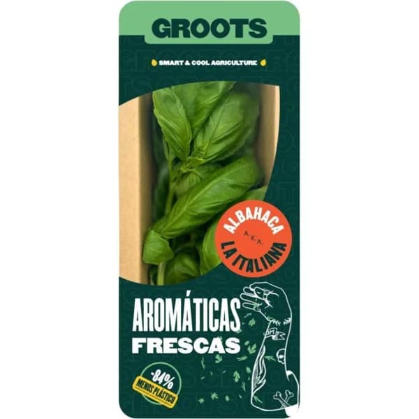 Albahaca GROOTS, bandeja 20 g - 0.02 kg - Imagen del producto en Findit