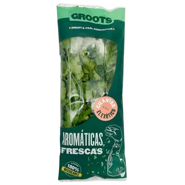Cilantro manojo GROOTS, bandeja 100 g - 0.1 kg - Imagen del producto en Findit