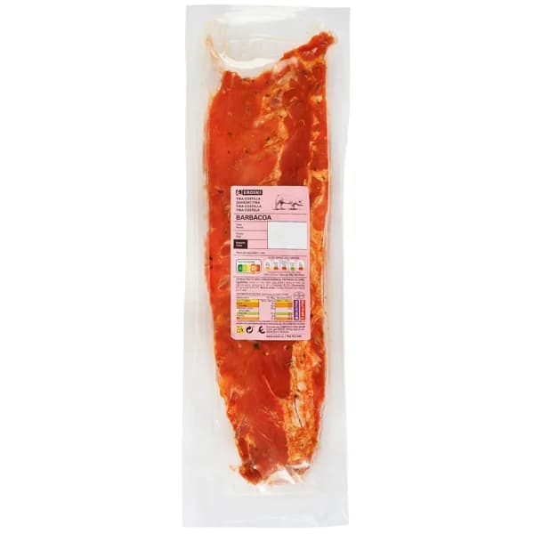 Tira de costilla cerdo sabor barbacoa EROSKI, sobre aprox. 500 g - 0.5 kg - Imagen del producto en Findit