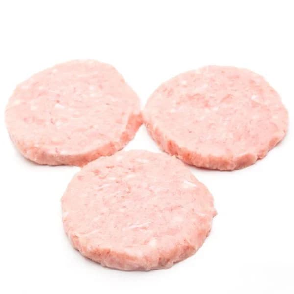 Hamburguesa de pollo, al peso, compra mínima 250 g - 1 ud - Imagen del producto en Findit