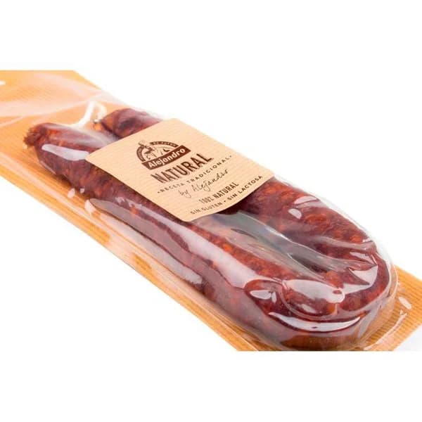 Chorizo sarta natural ALEJANDRO, sarta 200 g - 1 ud - Imagen del producto en Findit