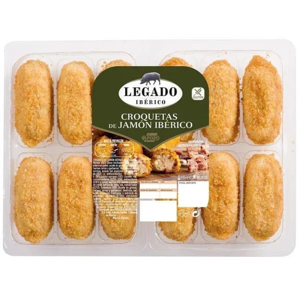 Croquetas jamón ibérico LEGADO IBÉRICO, bandeja 360 g - 1 ud - Imagen del producto en Findit