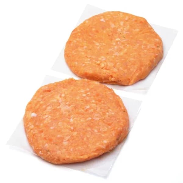 Hamburguesa de pollo-zanahoria, al peso, compra mínima 250 g - 1 ud - Imagen del producto en Findit