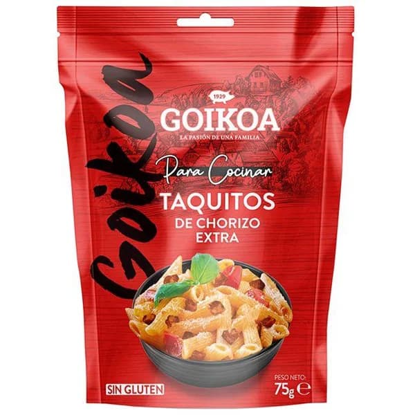 Taquitos de chorizo GOIKOA, sobre 75 g - 1 ud - Imagen del producto en Findit