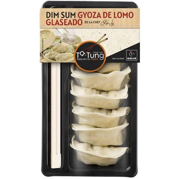 Gyoza de lomo glasedado al vapor TA-TUNG, bandeja 144 g - 0.14 kg - Imagen del producto en Findit
