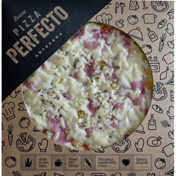 Pizza pernil dolç PERFECTO, 1 ud, 430 g - 0.43 kg - Imagen del producto en Findit